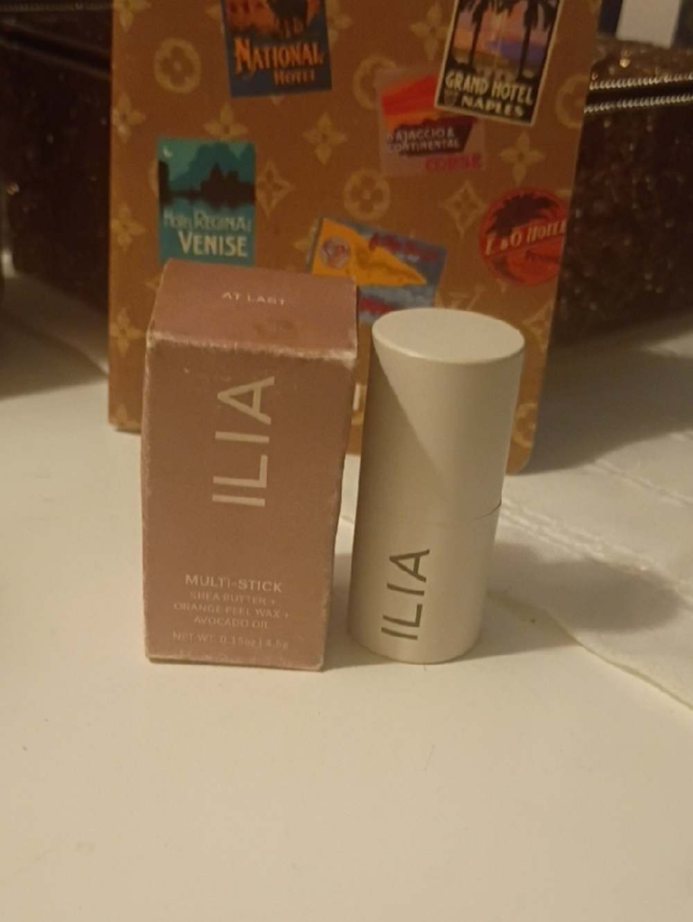 ILIA Multi-Stick Blush and Lips— Soft Rose Pink ( At Last)